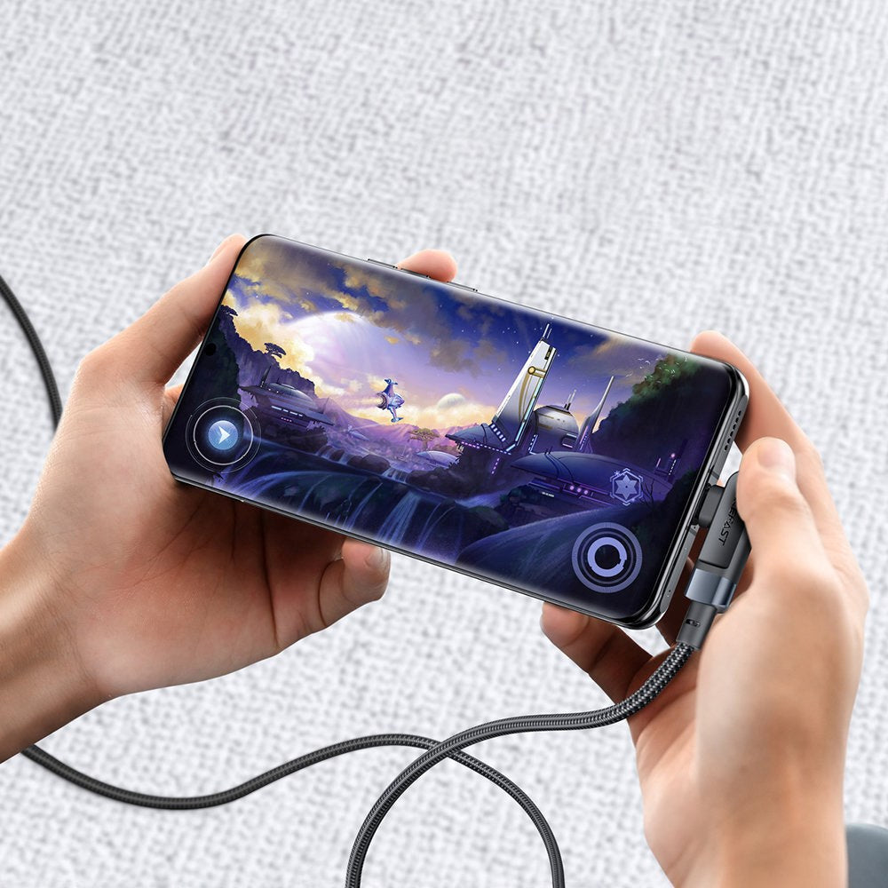 Acefast Angeled Cable (PD) USB-C For USB-C 2m 100W - Black