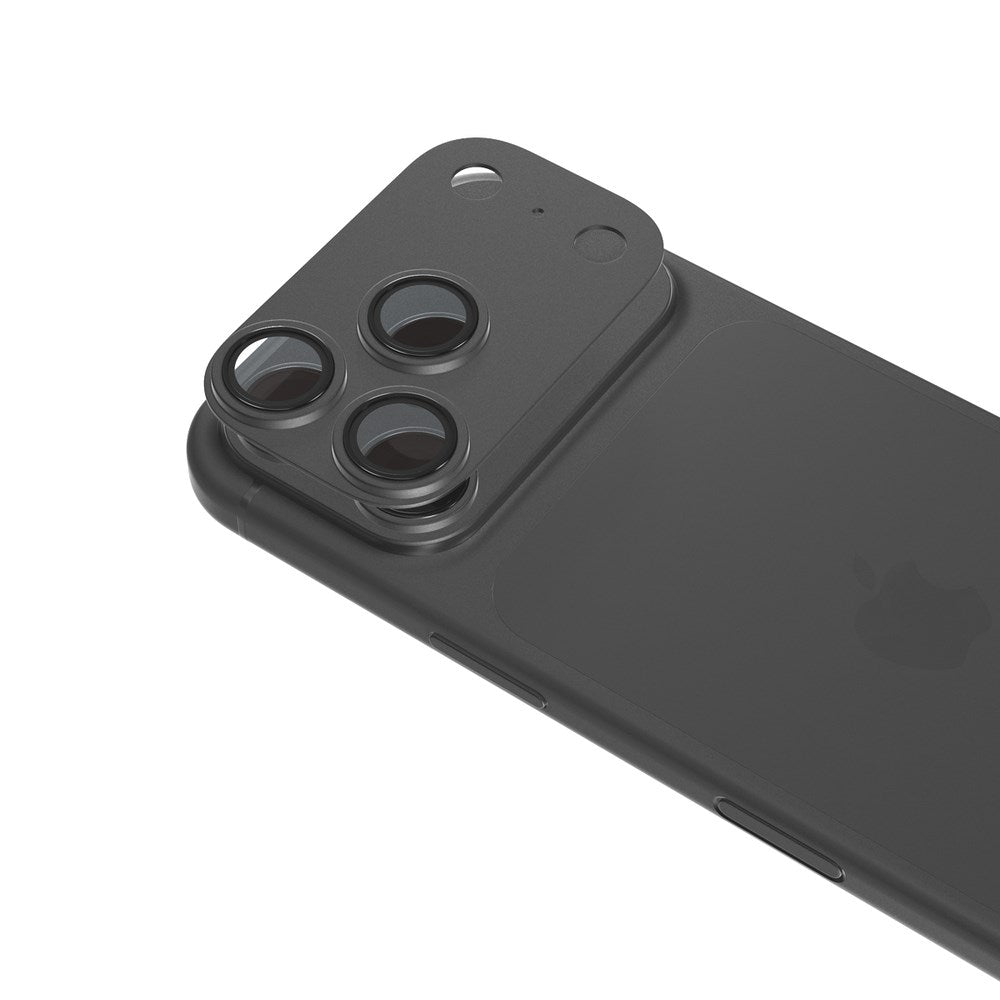 iPhone 18 Pro Epico Aluminium Camera Lens Protector - Black