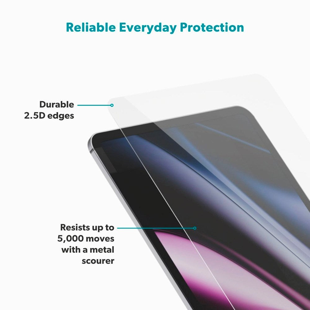 iPad Pro 13" (2025 / 2024) Epico Screen Protector Glass with Installation Frame - Transparent