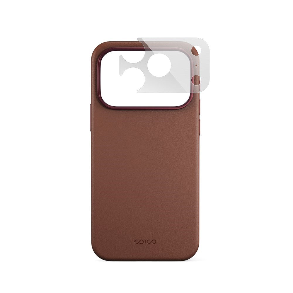 iPhone 18 Pro Max / 17 Pro Max Epico Leather Pro Mag+ Case with Camera Protection - MagSafe Compatible - Brown