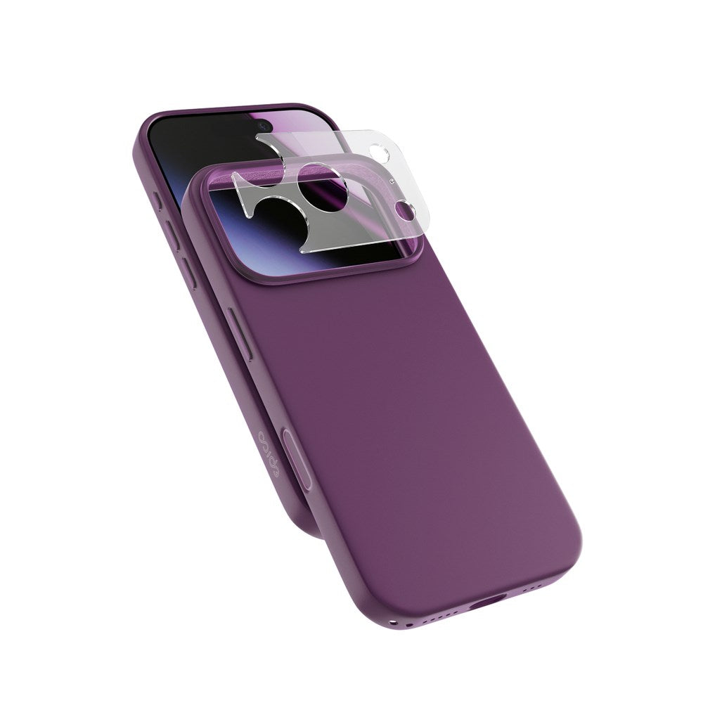 iPhone 18 Pro Max / 17 Pro Max Epico Silicone Pro Mag+ Case with Camera Protection - MagSafe Compatible - Purple