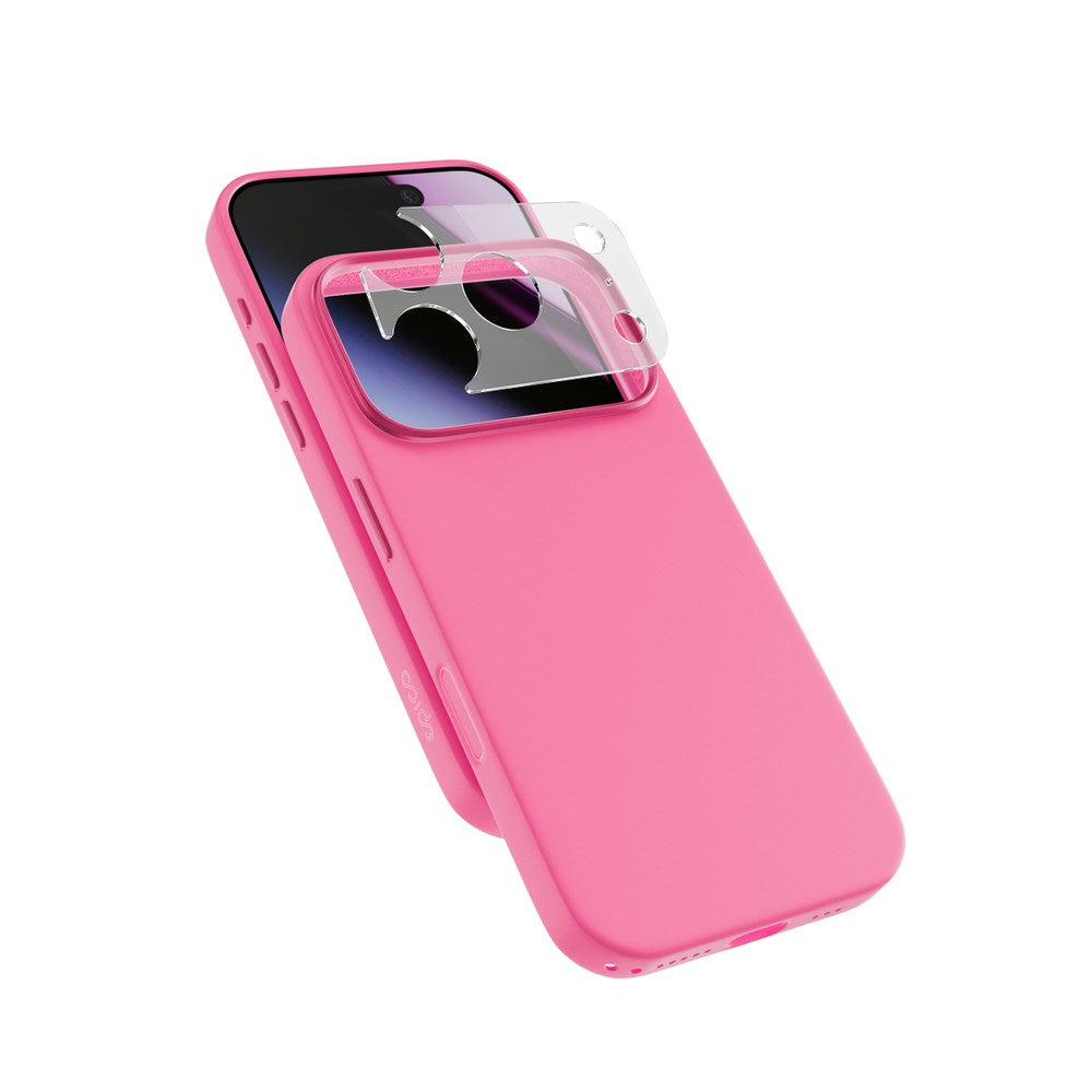 iPhone 18 Pro / 17 Pro Epico Silicone Pro Mag+ Case with Camera Protection - MagSafe Compatible - Pink