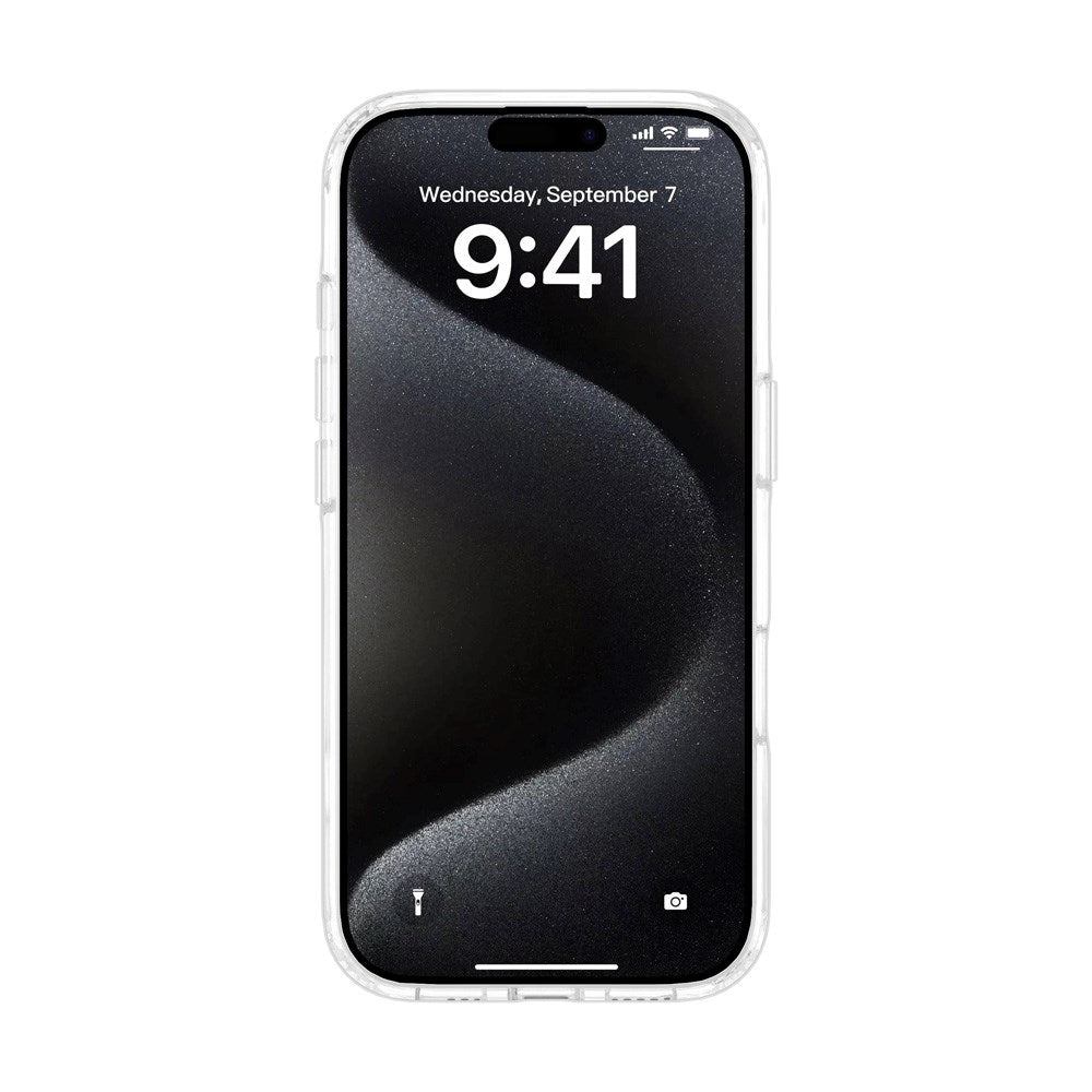 eSTUFF iPhone 17 INFINITE OSLO Hybrid Plastic Case - MagSafe Compatible - Transparent