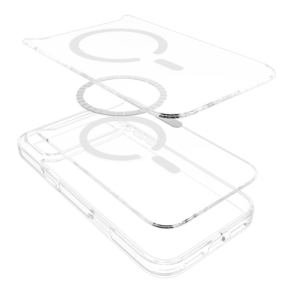 eSTUFF iPhone 17 Pro Max INFINITE OSLO Hybrid Plastic Case - MagSafe Compatible - Transparent
