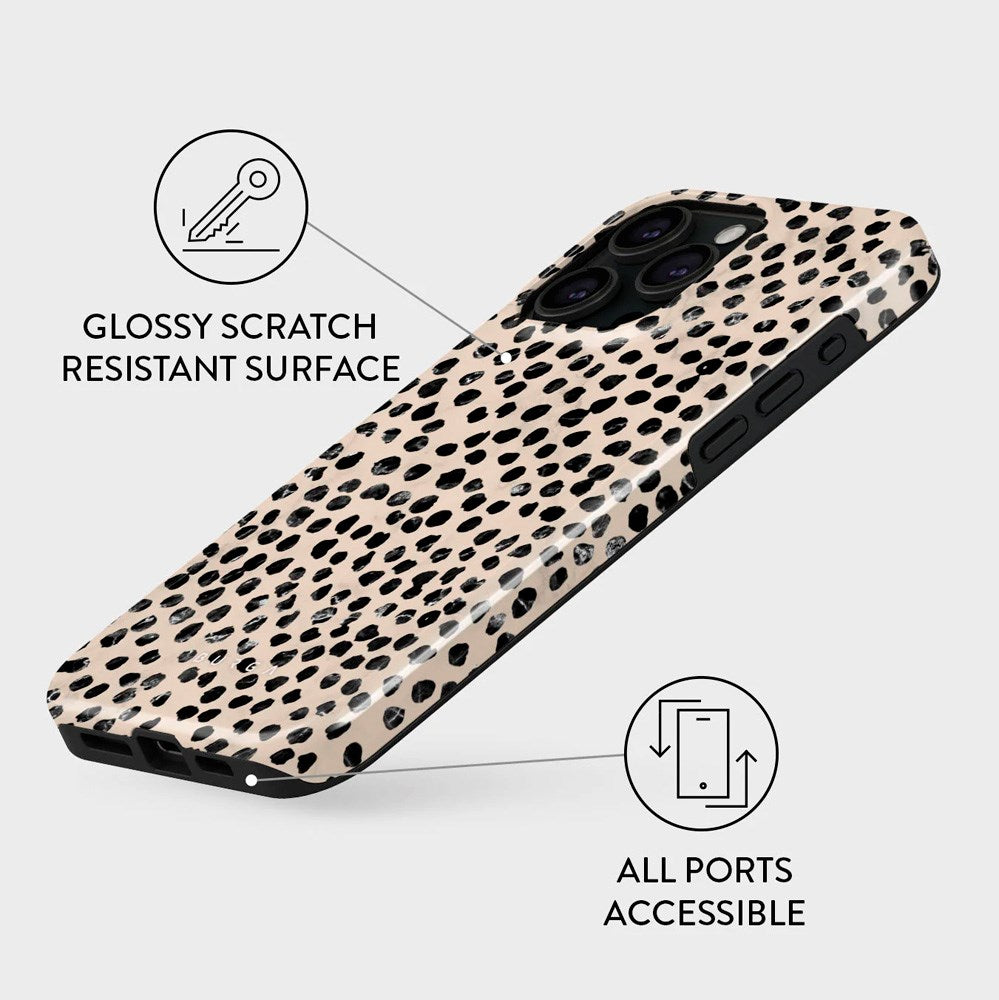 Burga iPhone 15 Pro Tough Fashion Case - Almond Latte