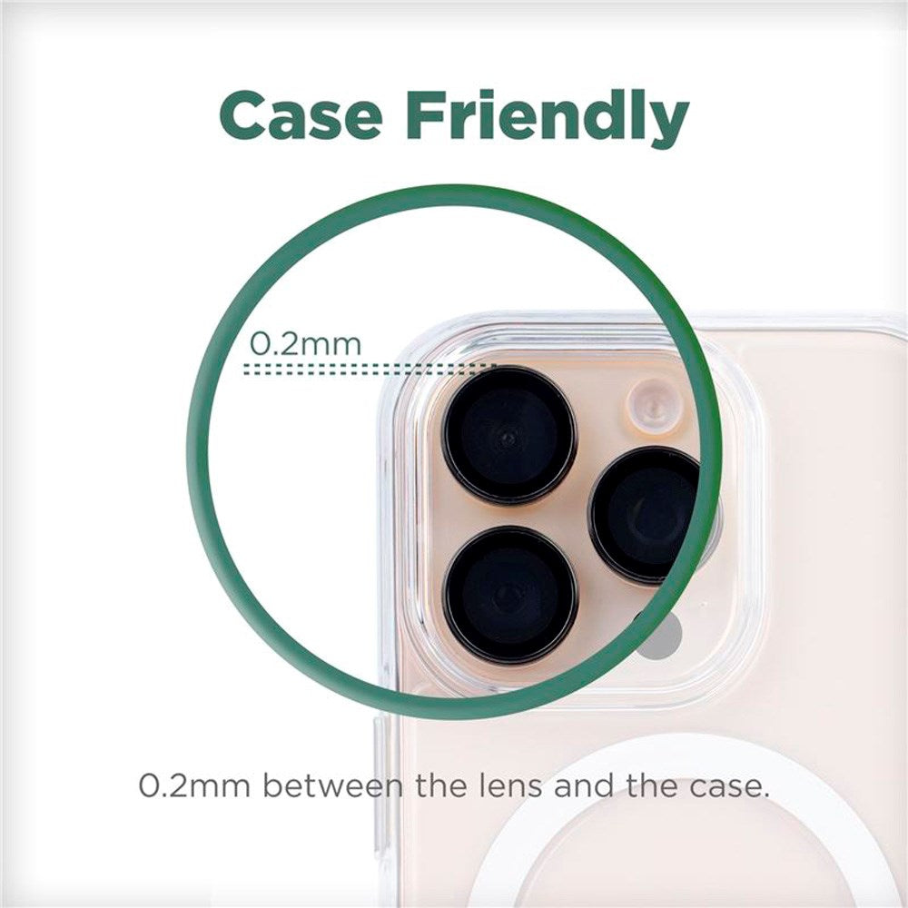 iPhone 16 / 16 Plus Mobile Origin Easy Lens Guard - Camera Lens Protector - Black