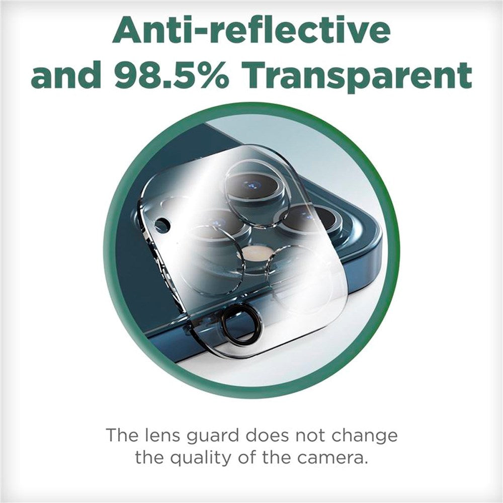 iPhone 16 Pro / 16 Pro Max Mobile Origin Easy Lens Guard - Camera Lens Protector - Transparent