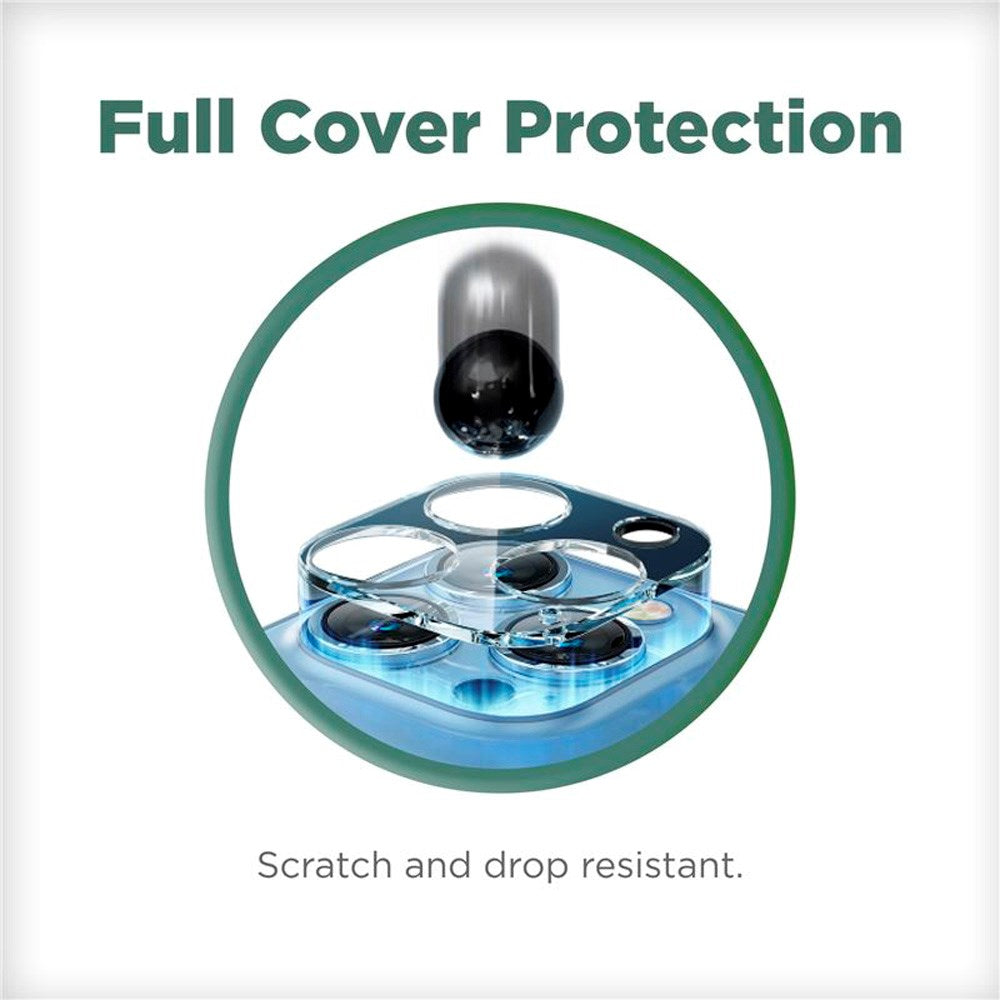 iPhone 16 Pro / 16 Pro Max Mobile Origin Easy Lens Guard - Camera Lens Protector - Transparent