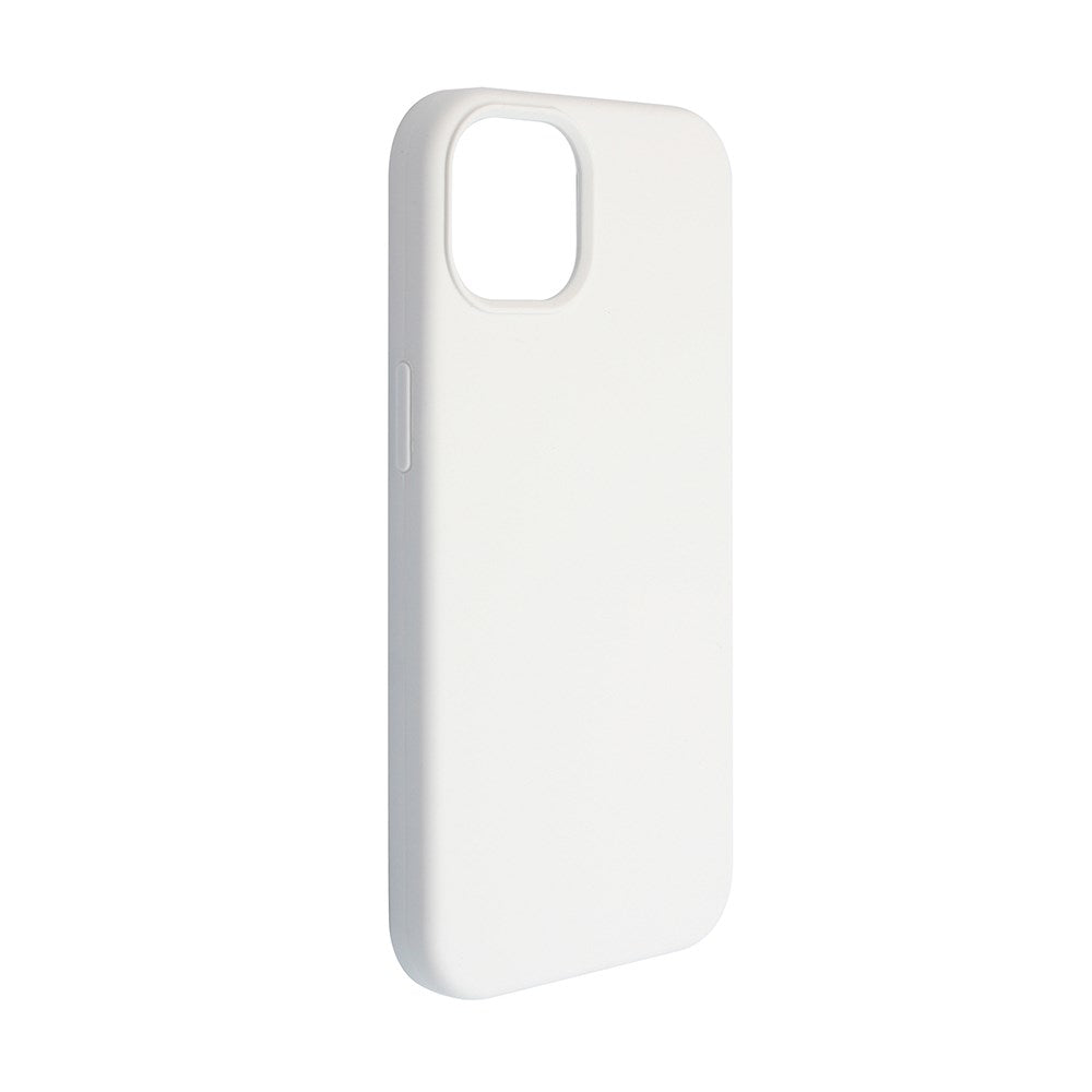 GreenMind iPhone 13 Lined Silicone Case - White