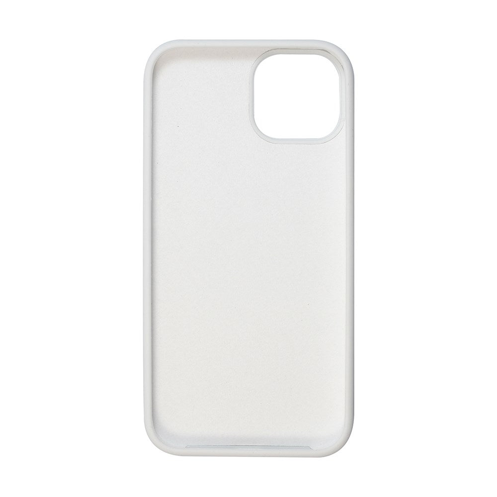 GreenMind iPhone 14 Lined Silicone Case - White