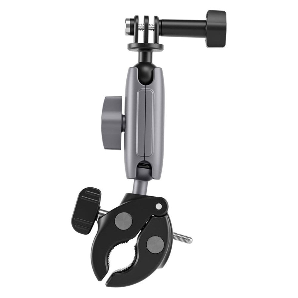 TELESIN Mounting Clamp for Action Camera & Smartphone - Black / Grey