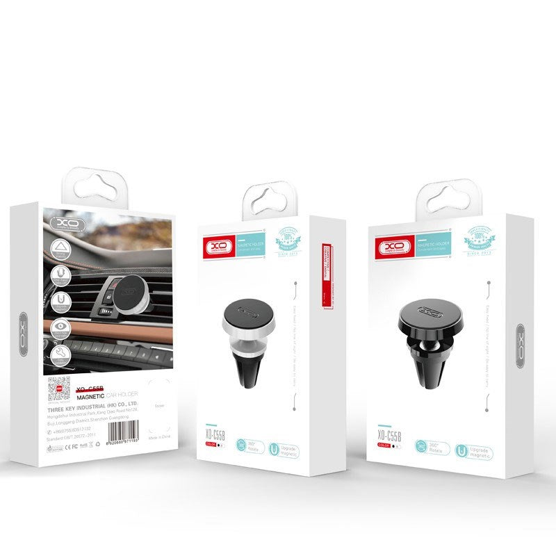 XO C55B Car Air Vent Phone Holder - Black