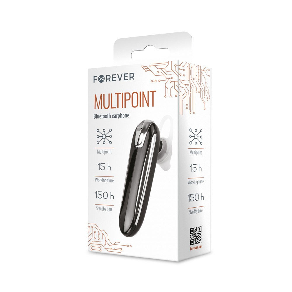 Forever Wireless Bluetooth Headset - Black