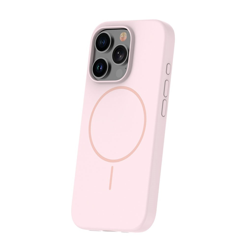 iPhone 16 Pro Silicone Thin Case - MagSafe Compatible - Pink