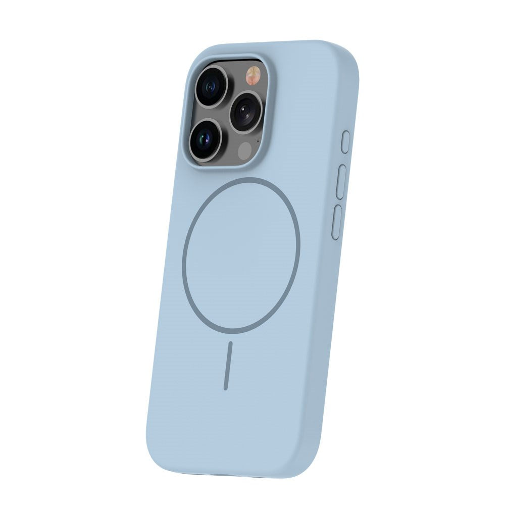 iPhone 13 Pro Silicone Thin Case - MagSafe Compatible - Light Blue