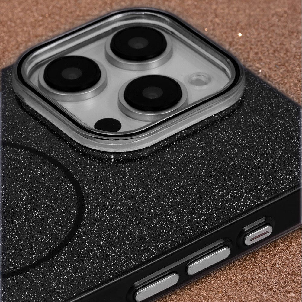 iPhone 11 Glitter Thin Case - MagSafe Compatible - Black