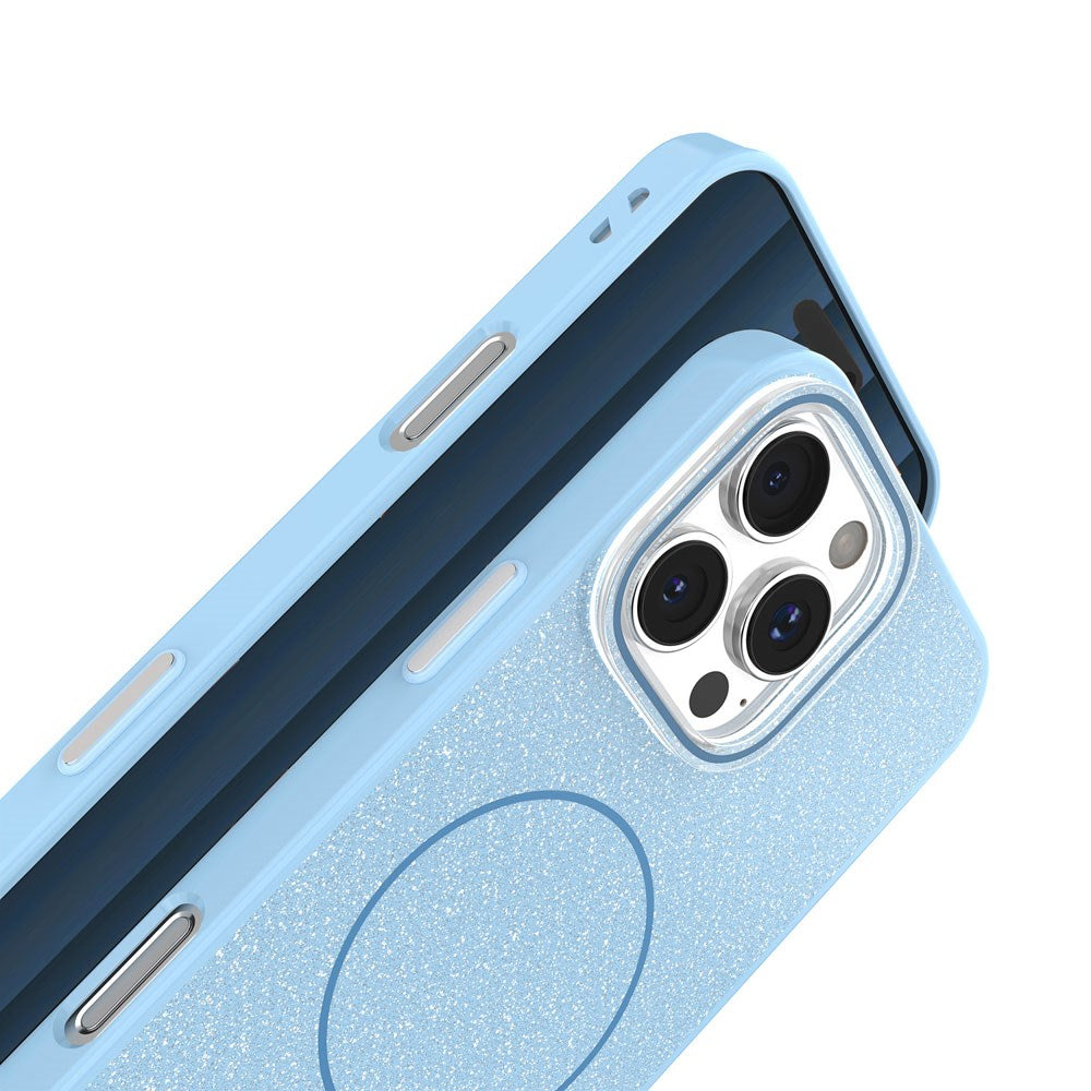 iPhone 16 Pro TFO Glitter Thin Case - MagSafe Compatible - Blue