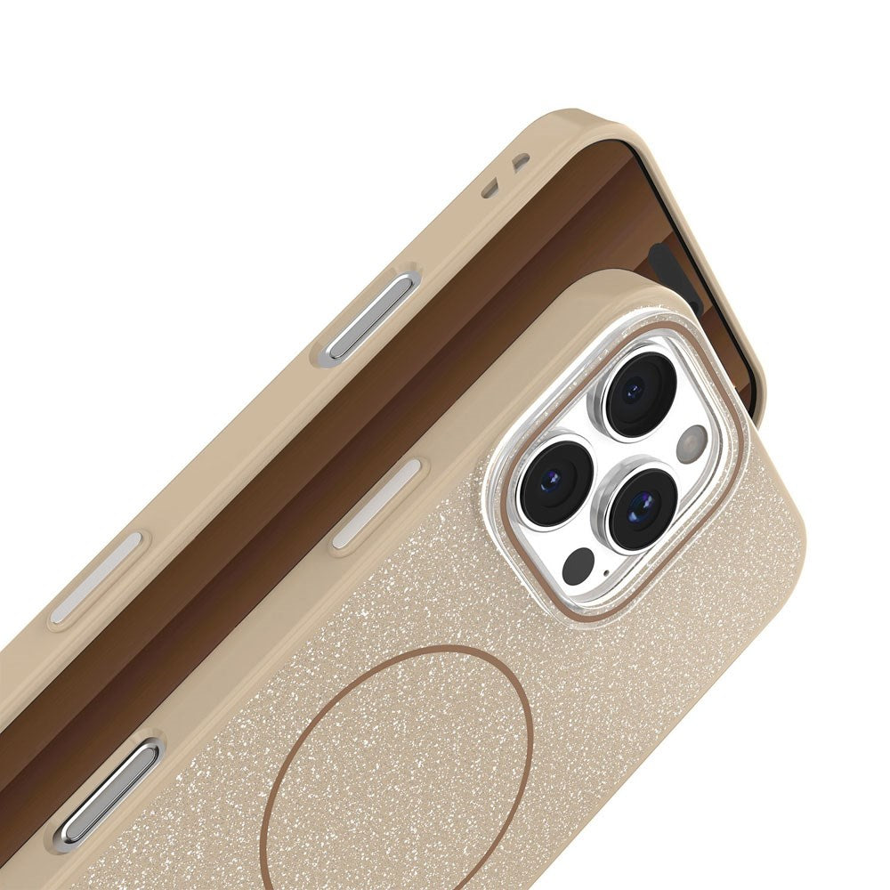 iPhone 12/12 Pro Glitter Thin Case - MagSafe Compatible - Brown