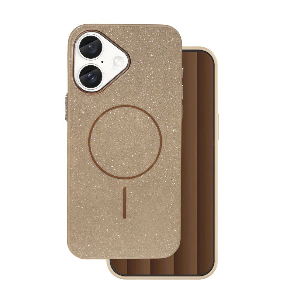 iPhone 17e / 16e TFO Glitter Thin Case - MagSafe Compatible - Brown