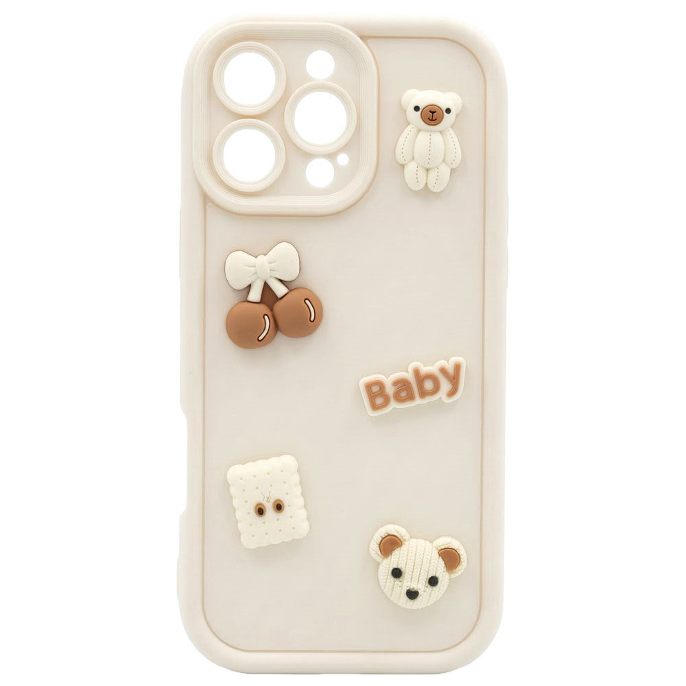 Samsung Galaxy A57 TFO Ultra Trendy 3D Case - Beige Bear