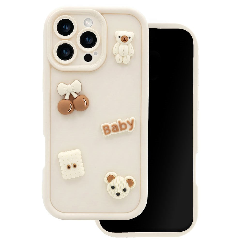 Samsung Galaxy S25 TFO Ultra Trendy 3D Case - Beige Bear