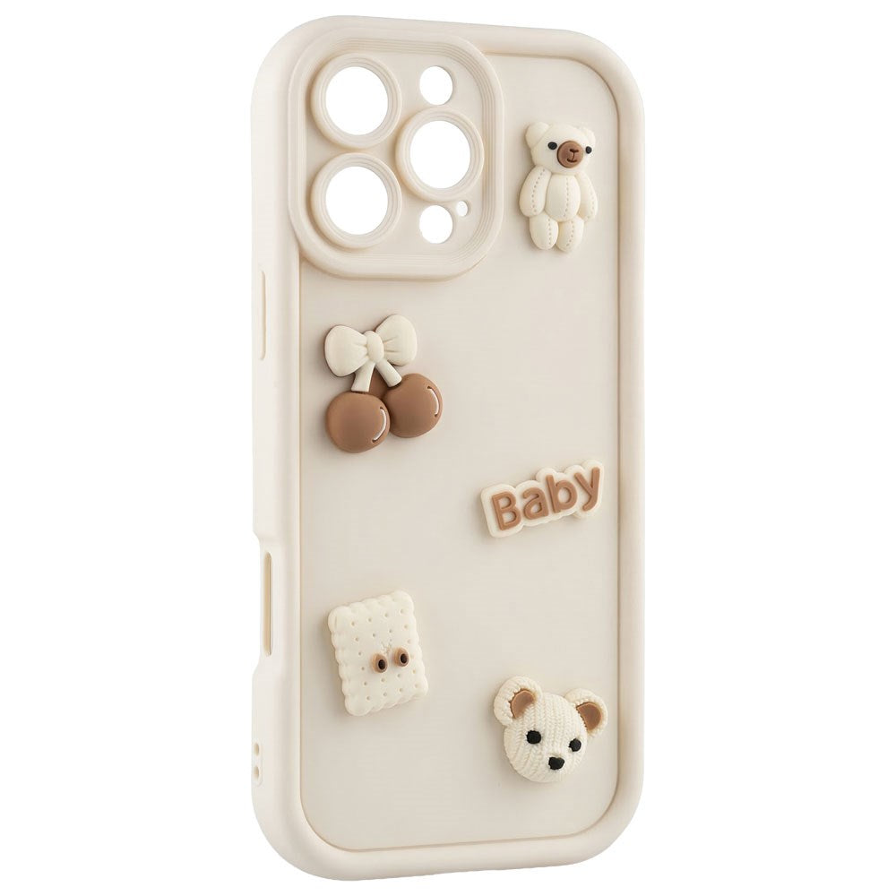 Samsung Galaxy S26 TFO Ultra Trendy 3D Case - Beige Bear