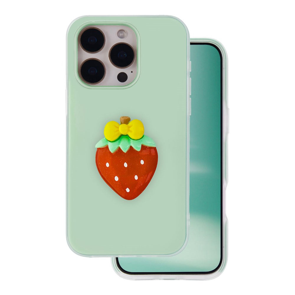 iPhone 15 Pro TFO 3D Fruit Case - Strawberry