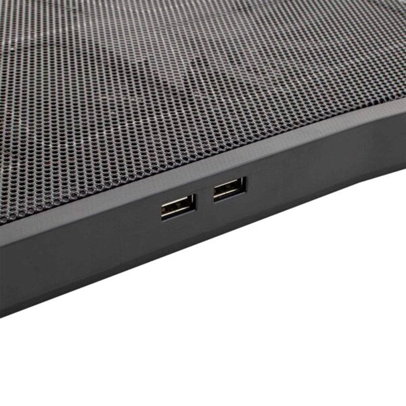 White Shark ICE WARRIOR Laptop Stand with Built-in Cooler - Black