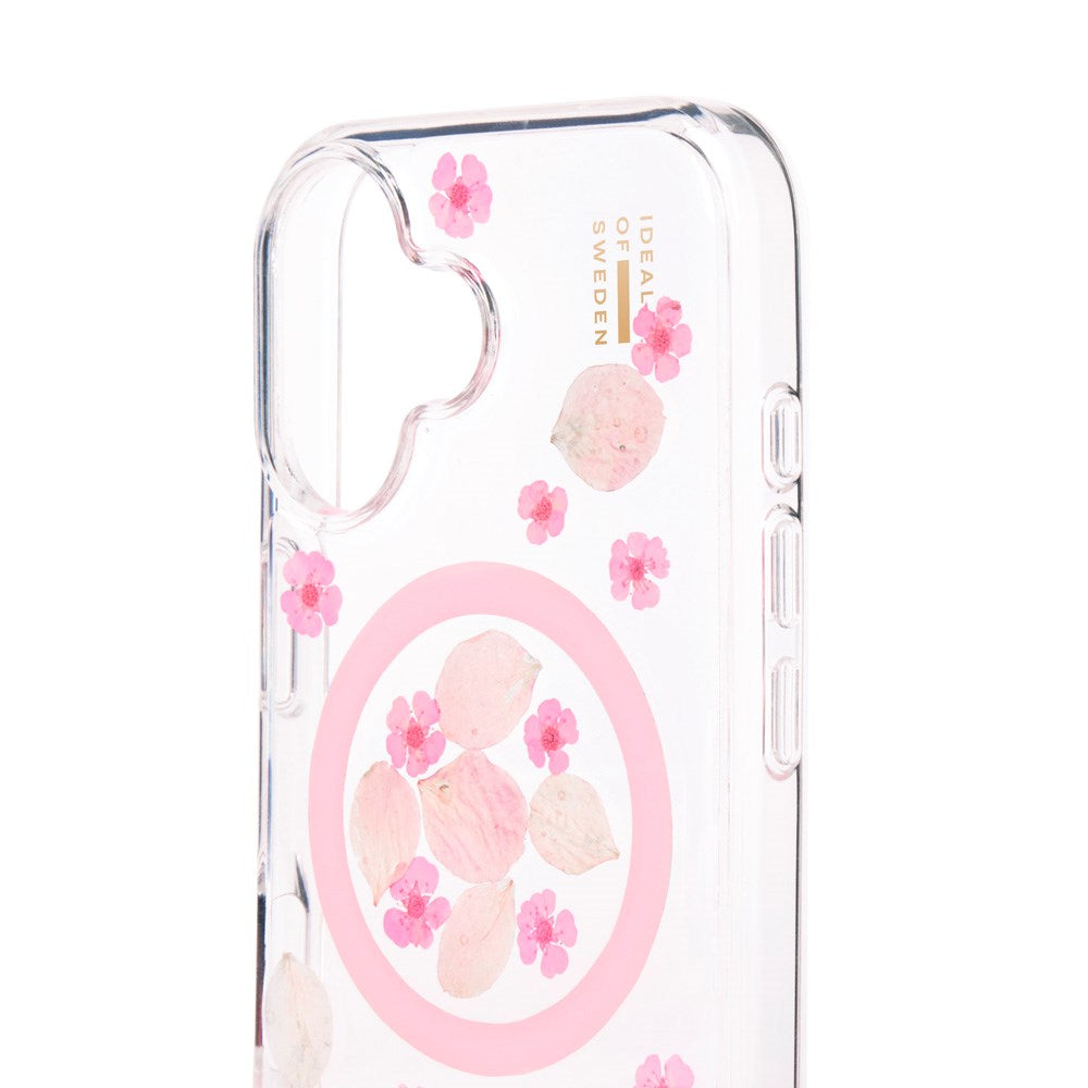 iDeal Of Sweden iPhone 16 Clear Case - MagSafe Compatible - Cherry Blossom