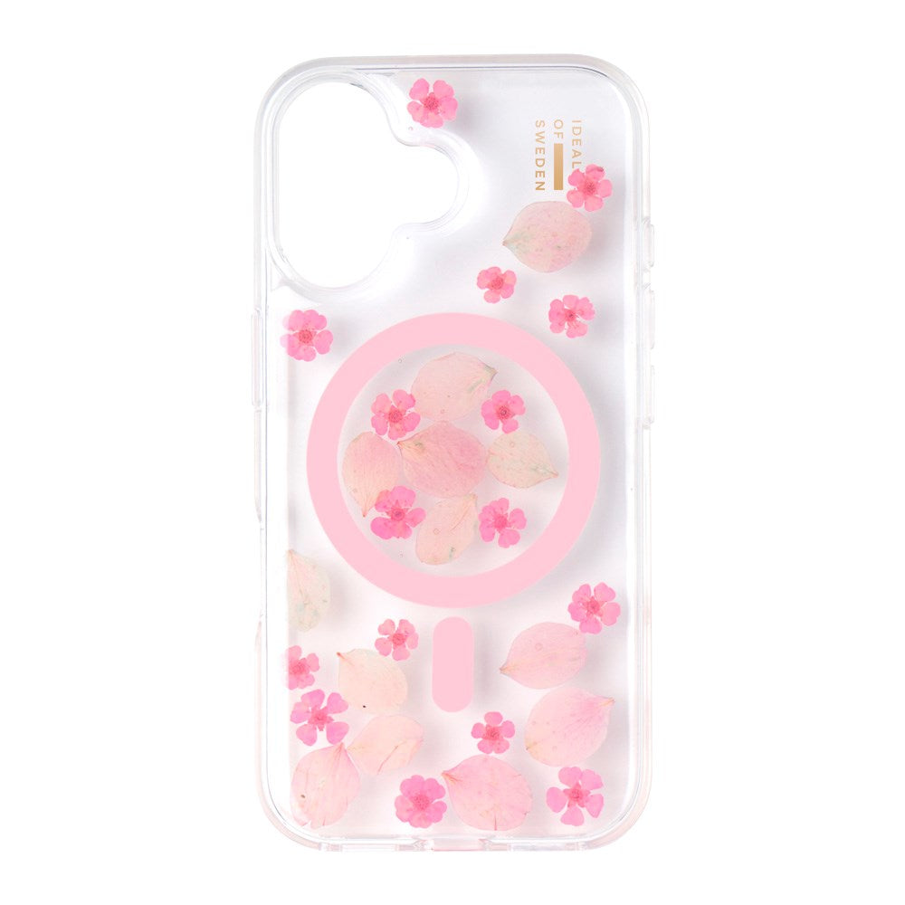 iDeal Of Sweden iPhone 16 Clear Case - MagSafe Compatible - Cherry Blossom