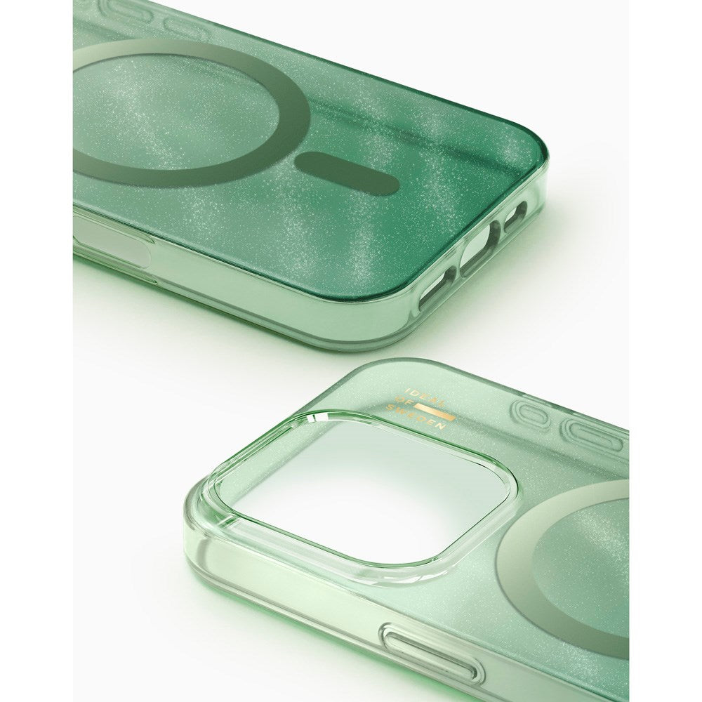 iPhone 16 Pro Max iDeal Of Sweden Clear Case - MagSafe Compatible - Sage Green