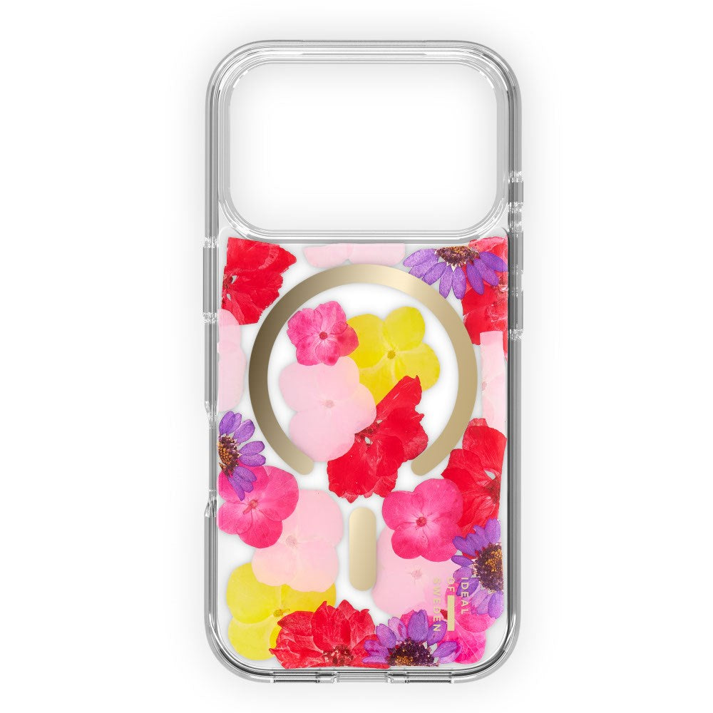 iPhone 17 Pro iDeal Of Sweden Clear Case - MagSafe Compatible - Tropical Floral