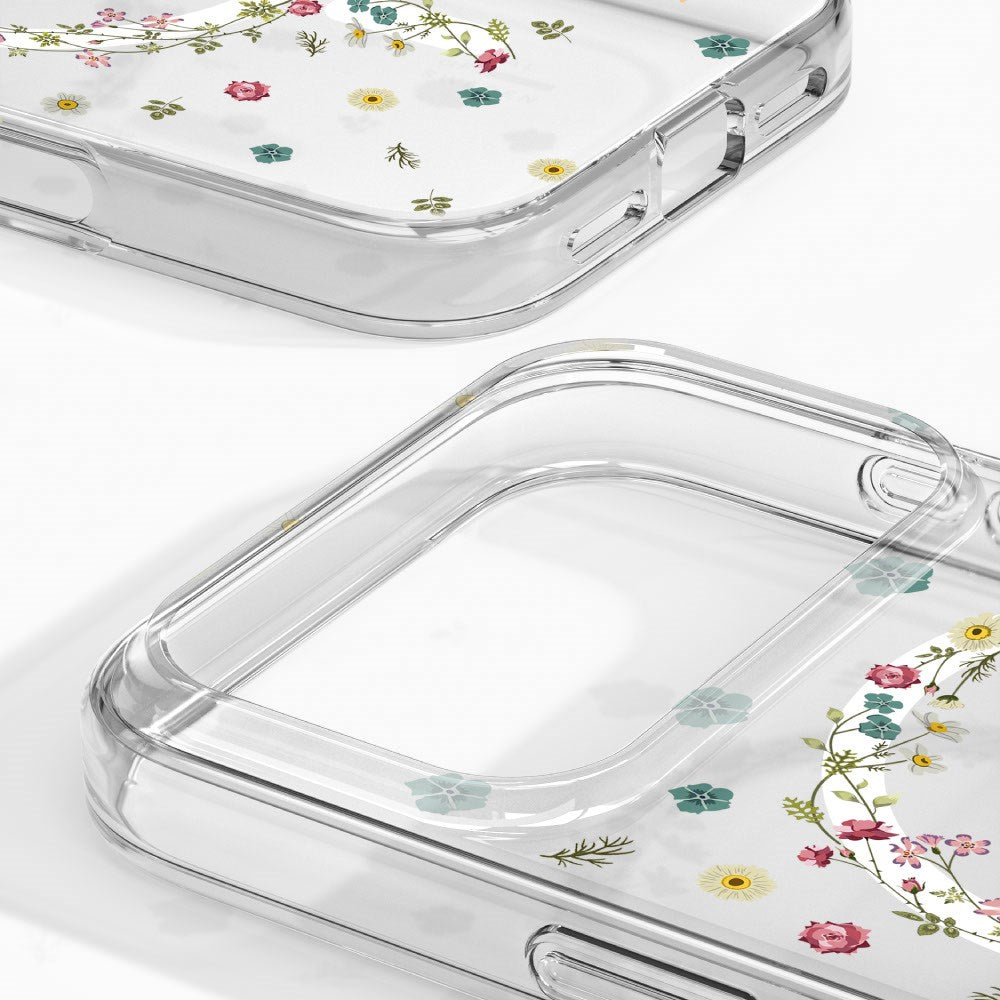iPhone 18 Pro / 17 Pro iDeal Of Sweden Clear Case - MagSafe Compatible - Petite Floral