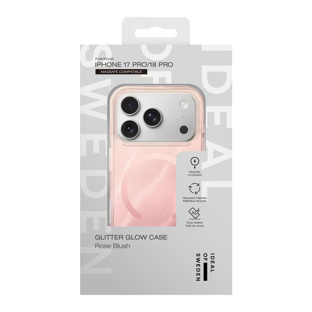 iPhone 18 Pro / 17 Pro iDeal Of Sweden Clear Case - MagSafe Compatible - Rose Blush