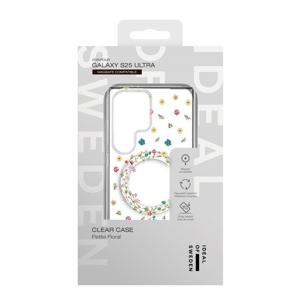 iDeal Of Sweden Clear Case for Samsung Galaxy S25 Ultra - Wireless Charging - Petite Floral