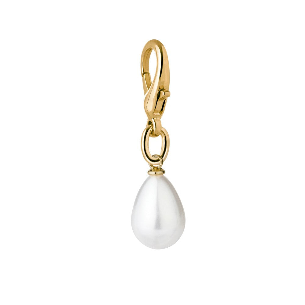 iDeal of Sweden Charm Pendant with Lobster Clasp - Pearl