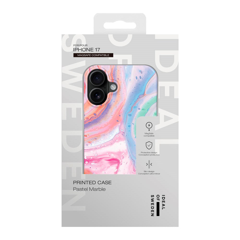 iDeal Of Sweden iPhone 17 Fashion Case - MagSafe Compatible - Pastel Marble