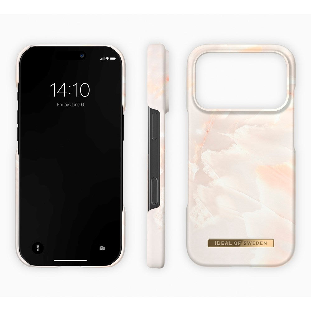 iDeal Of Sweden iPhone 17 Pro Max Fashion Case - MagSafe Compatible - Rose Pearl Marble