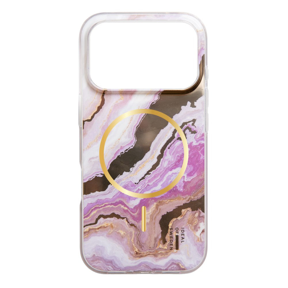 iPhone 18 Pro / 17 Pro iDeal Of Sweden Mirror Case - MagSafe Compatible - Agate Halo