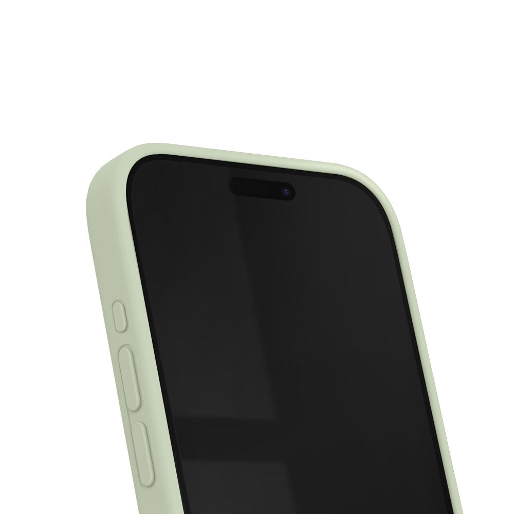 iPhone 15 Pro Max iDeal Of Sweden Silicone Case - MagSafe Compatible - Sage Green