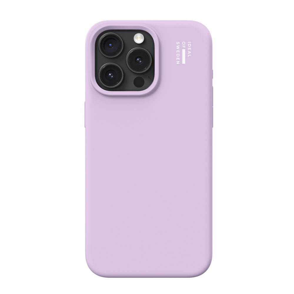 iPhone 15 Pro Max iDeal Of Sweden Silicone Case - MagSafe Compatible - Lavender Milk