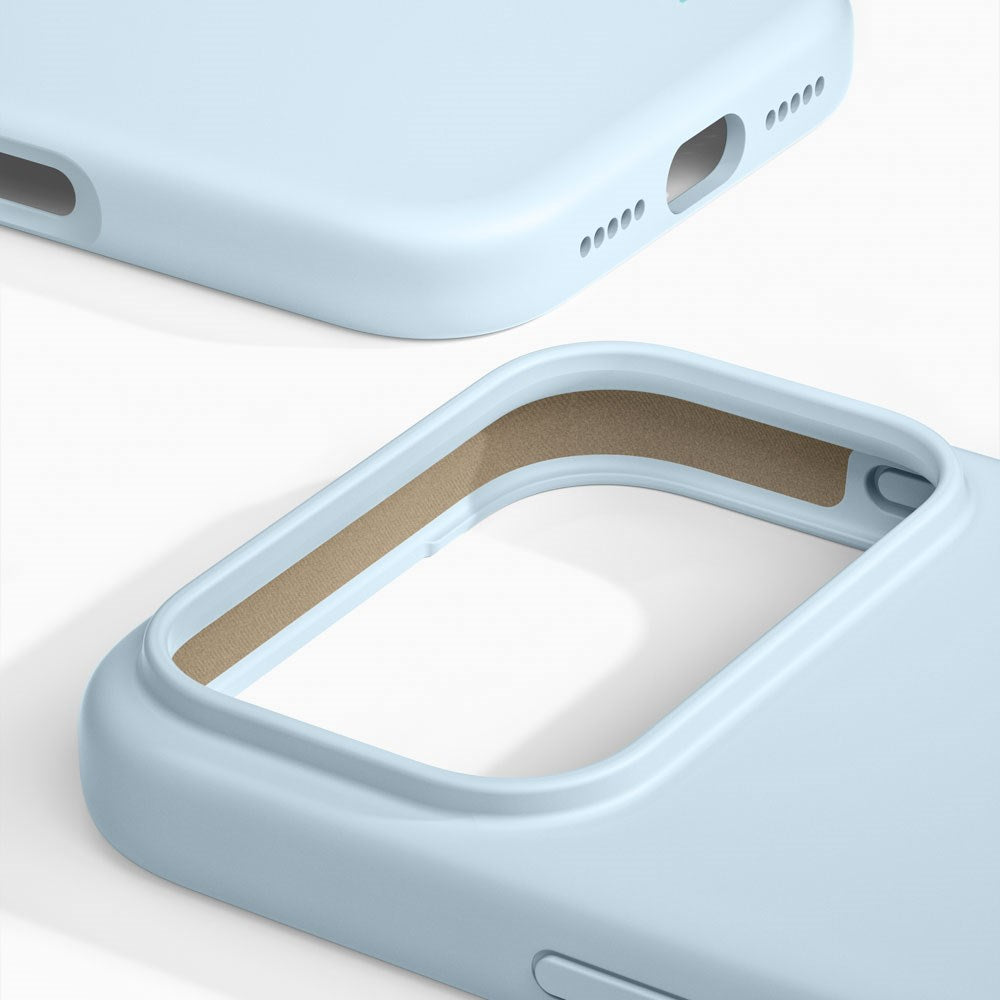 iPhone 18 Pro / 17 Pro iDeal Of Sweden Silicone Case - MagSafe Compatible - Light Blue