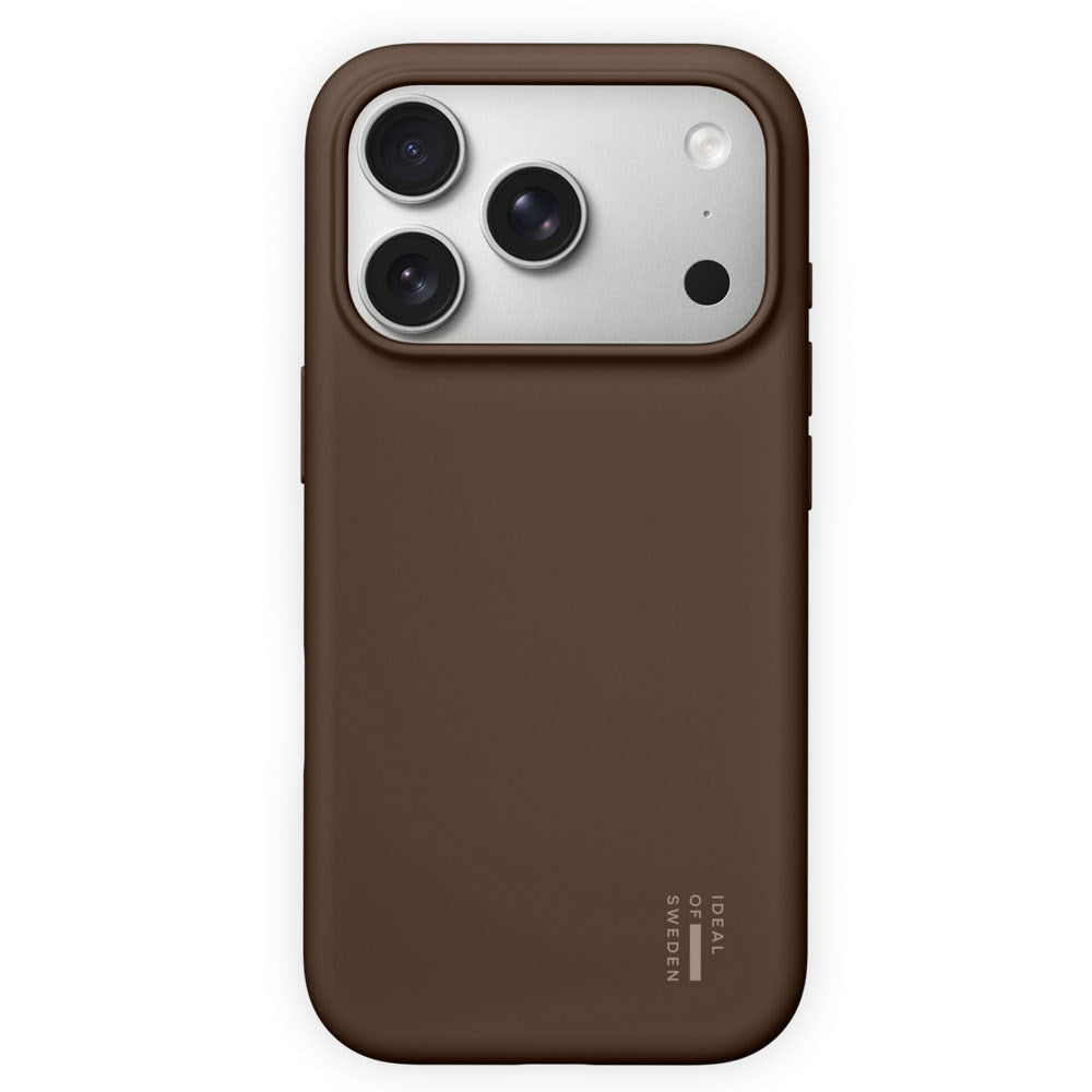 iPhone 18 Pro / 17 Pro iDeal Of Sweden Silicone Case - MagSafe Compatible - Mocha Mousse