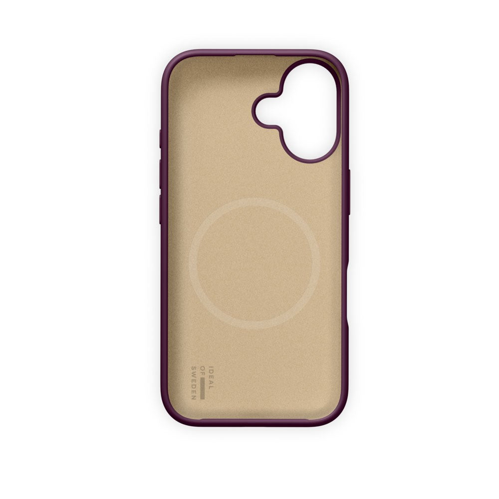 iPhone 17 iDeal of Sweden Soft Swirl Silicone Case - MagSafe Compatible - Velvet Plum