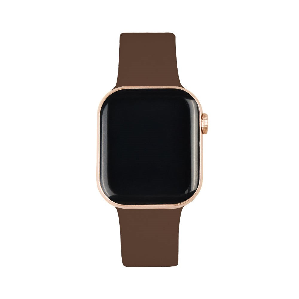 Apple Watch (38/40/SE/41/42mm) iDeal of Sweden Silicone Watch Strap - Size M/L - Mocha Mousse