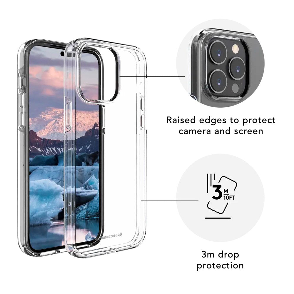 iPhone 12/12 Pro dbramante1928 Iceland Pro Case - 100% Recycled Plastic - Transparent