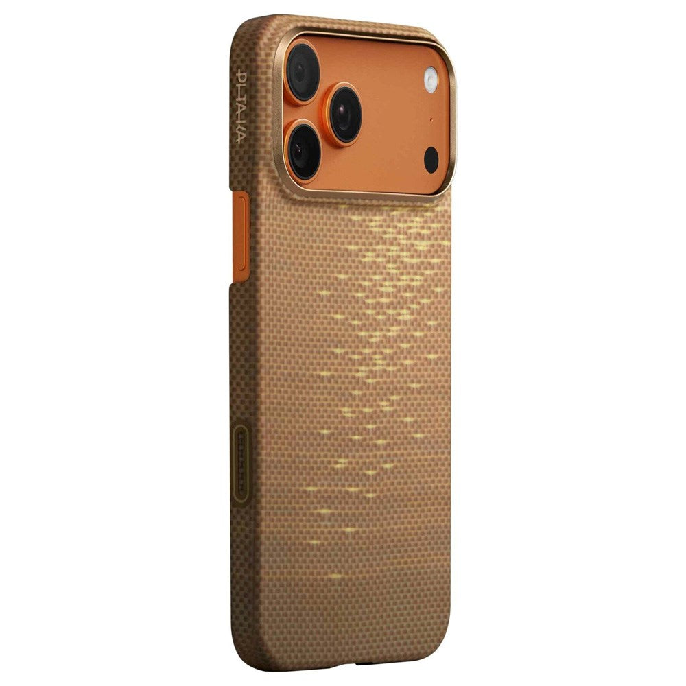 iPhone 17 Pro Max PITAKA Ultra Slim Case - MagSafe Compatible - Golden Glint