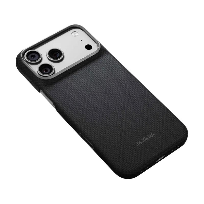 iPhone 18 Pro Max / 17 Pro Max Pitaka Edge Case - MagSafe Compatible - Basalt Black