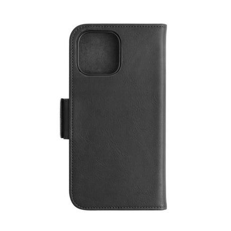 iPhone 13 Pro Max Key Nordfjord Slim Magnet Wallet Leather Flip Case - Black