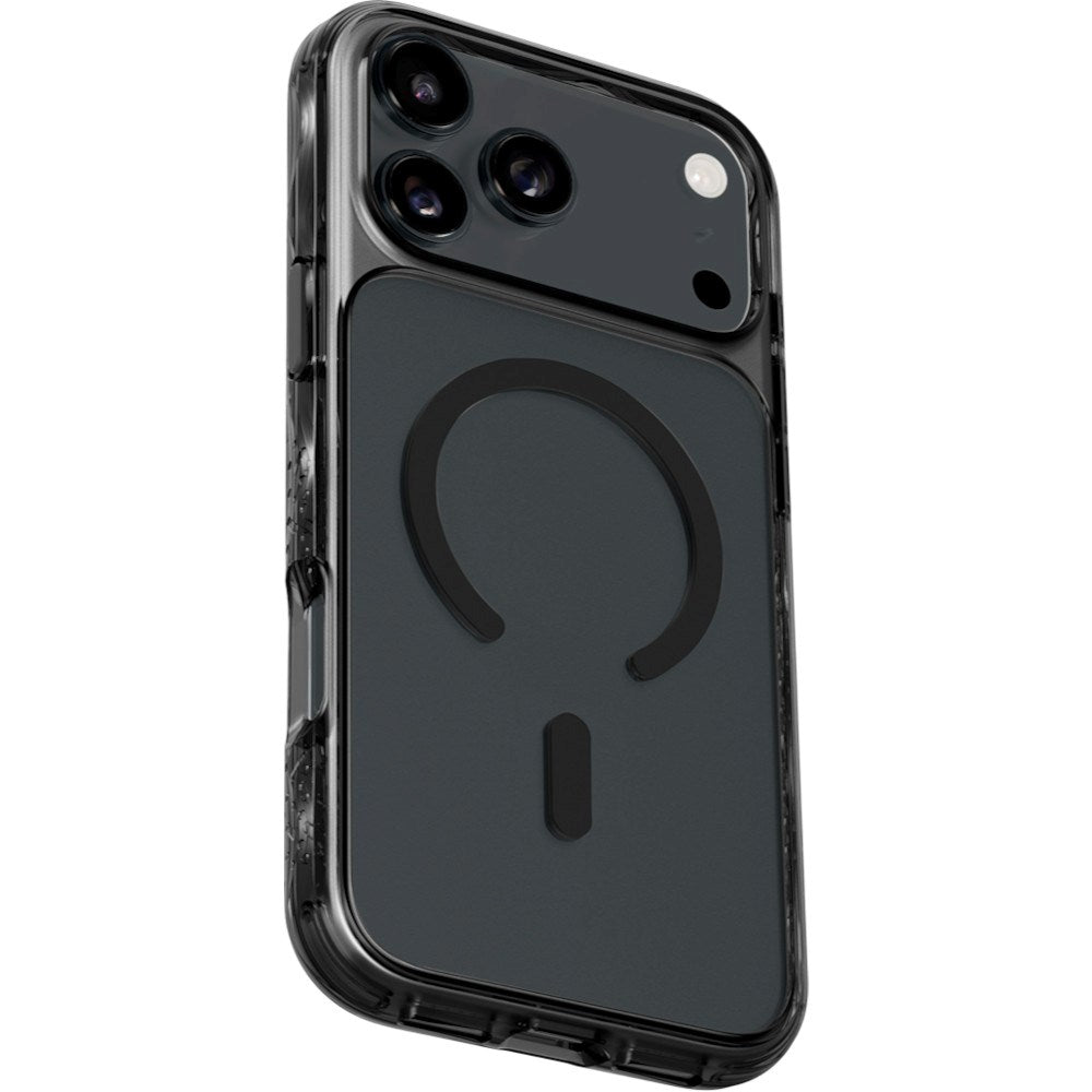 iPhone 18 Pro / 17 Pro LAUT CRYSTAL MATTER X Case - MagSafe Compatible - Black / Transparent
